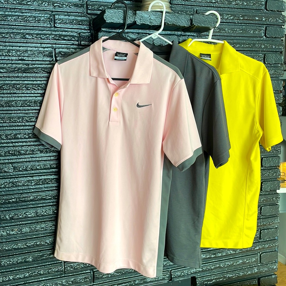Trio of Golf Shirts!  Nike golf and Ben Hogan Make an Offer!!